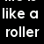 A static image shows a person holding a red and silver toy gun with text above reading "like a 10 what roller I happ".