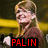 A person with light brown hair in a brown top appears in four with text overlays changing from 'PALIN' to '2012' to 'GOP 2010' across the lower portion