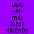Purple background with repeated text elements and pink heart symbols in a