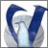 Static image of a blue and white abstract shape on left, green text 'OriginalIcons.com' on right against dark background.