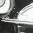 A static image with a dark blue background divided into four sections containing pixelated text and a grayscale image of a drum kit.