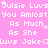 Pixelated text repeats on a pink background with small white stars, showing variations in letter spacing and character placement across frames.