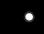Animated sequence of a gun barrel view with a silhouetted figure, transitioning from circular outline to full revolver animation and text.