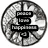 Pixelated grayscale icon with circular background and central black text reading "Freddy" above "Happy" in blocky font.