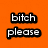 Four quadrants display pixelated text on solid backgrounds: orange, green, pink, and gray.