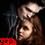 A four- of pixelated images with red text overlays, featuring characters from a film series and partial on-screen text