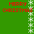 Green background with red 'MERRY CHRISTMAS' text and white snowflake borders arranged in a pattern