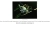 Pixelated digital artwork of a green and white abstract shape on black background with faint light trails.