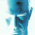 A blue-tinted mirrored face with a hand gesture on a white background, paired with a dark background showing two angled views of a man's face.