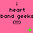 Pixelated pink background with repeated text and green symbols changing across frames.