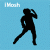 12 black silhouettes on a light blue background, each showing different dynamic poses with the text 'iMosh' above them