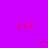 Two identical pixelated red text 'Josh' labels on a solid purple background, each paired with a small red heart symbol below.
