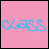 A 3x3 contact sheet of an animated AIM buddy icon showing text and heart symbols on alternating pink and blue backgrounds with a gray background in the bottom-right corner.
