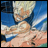 A 48x48 pixel buddy icon featuring a split composition with an anime-style character on the left and text elements on the right, displayed as part of a contact sheet.