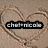 Pixelated heart-shaped background with a black rectangular bar containing white text reading 'chul-neob' in a blocky font.