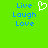 Green background with blue text reading Live Laugh Love and a white pixelated heart symbol.