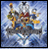 A pixelated contact sheet showing two frames of an animated Kingdom Hearts-themed buddy icon with a character holding a keyblade on the left and "AnimeIM.com" text on the right.