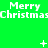 Green background with repeated white 'Merry Christmas' text and small plus, star, and dot symbols scattered across the image.