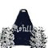 Static 48x48 pixel icon showing a dark blue cheerleading uniform with white text on the chest, surrounded by gray and black patterned elements resembling pom-poms or fabric textures.