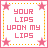 nine square with pink borders and star decorations, each containing text about lips, fingertips, and skin