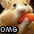 A four- shows a light brown hamster holding an orange carrot, with text overlays changing