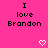 Pixelated text on a bright pink background with two white heart symbols below the text.