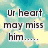 A four- with text and backgrounds: top-left green-yellow gradient, top-right teal plaid, bottom-left blue water ripple, bottom-right gray. Text reads "ur heart may miss him....." top-left, "but dont waste ur" top-right, "Tears on him!" bottom-left