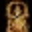 Animated sequence of a cartoon character with light brown hair and beige clothing against dark background, showing subtle pose changes.