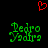 Red pixelated heart above green pixelated text 'Pedro' and 'Yadira' on black background.