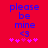 Red background with blue text reading 'please be mine <3' and pink star symbols below, showing two animation frames where the central star changes from solid to hollow.