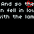 Pixelated text on black background with red heart symbol replacing 'the' in repeated phrase.