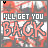 identical animated icons featuring 'I'LL GET YOU BACK' text over a red-and-white patterned background with small black dots