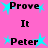 Pixelated text and cyan stars on pink background, with repeated words and star positions shifting across frames.