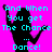 Pixelated silhouette of a figure with arms raised against bright pink background, overlaid with cyan text reading "And when you get The Chance ... Dance!".