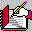 Pixelated document icon with red and purple accents, yellow pencil, and pink eraser on gray background.