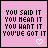 Two side-by-side animated frames of a pink buddy icon with black pixelated text and a white heart symbol.