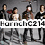 A static image featuring a collage of people with overlaid text reading "HannahC21 Loves" and "FALL OUT BOY" in bold block letters.