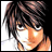A pixelated anime-style character with brown hair and white eyes on the left, next to a black background with silver text reading "Anime IM" above smaller stylized text on the right.