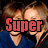 Two women in blue V-neck tops with red trim stand side-by-side, smiling; text "Super" appears above and "Women" below.