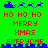 Green background with red text and blue pixel art elements, displaying holiday-themed phrases in a