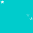 A static image with a solid teal background featuring scattered white and light blue stars of varying sizes, some appearing as faint outlines.