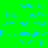 Pixelated text on green and blue backgrounds with repeated phrases like "i rock +" and "am so cool" in light blue, featuring a central name "joey" flanked by asterisks.
