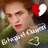 A person with light brown hair wears a green garment and red lipstick, with a broken heart symbol above their head; text appears below.