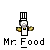 Pixelated chef character with white hat and apron, yellow arms, gray hair; three of icons show speech bubbles changing from empty to 'ooh', 'its', 'so', 'gooll' text