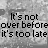 Animated sequence of repeating text phrases with shifting color highlights on a grainy background.