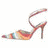 Six distinct high-heeled shoe images arranged in a with one heart symbol, featuring various styles and colors