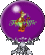 Purple circular icon with silver base shows cartoon character holding bow and arrow, green energy effect visible on left side.