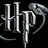 Four- shows silver 'HP' logo with lightning bolt, blurred person in gray hoodie over light shirt, red lips biting green leaf, and blank white space