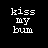 Static pixel art icon displaying white text on a black background with visible dithering and blocky rendering artifacts.
