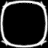 Four rounded square frames arranged in a with white borders on black background